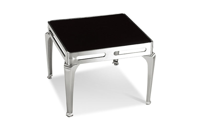 블랙 유리 전화대 (스텐)