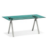 GST-601 그린 유리회탁(사각,실버하부)