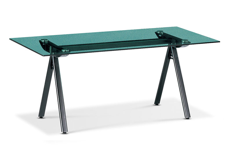 GST-601 사각 유리회탁(그린. 블랙하부)
