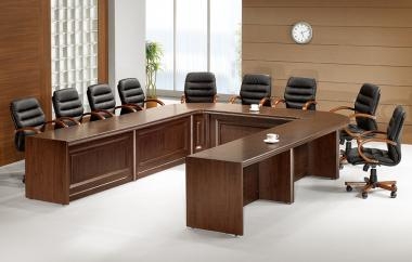 월낫 연결식 회의용 탁자 (ㄷ자형)