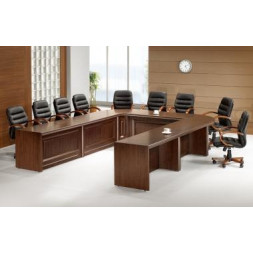 월낫 연결식 회의용 탁자 (ㄷ자형)