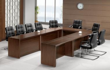 월낫 연결식 회의용 탁자 투라인 (ㄷ자형)