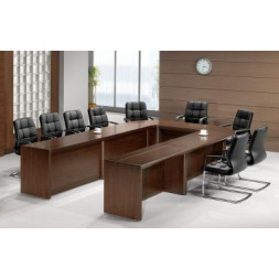 월낫 연결식 회의용 탁자 투라인 (ㄷ자형)