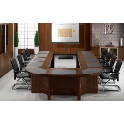 월낫 연결식 회의용 탁자 패드형 (ㄷ자형)