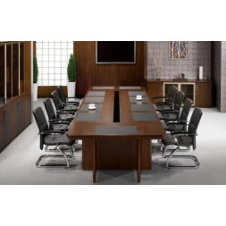 월낫 연결식 회의용 탁자 패드형 (-자형)