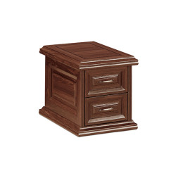 목재 전화대 (라운드 엣지형)