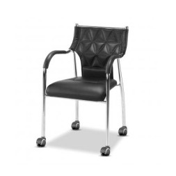 가죽 회의용방석 팔유로라 블랙