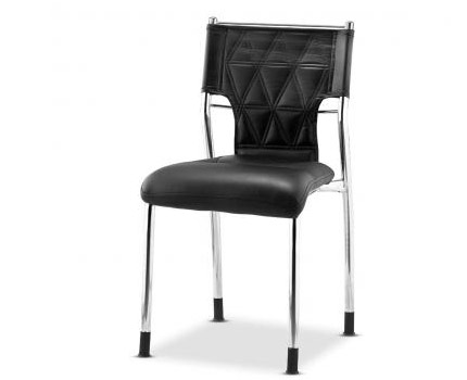 가죽회의용 방석팔무 블랙