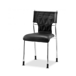 가죽회의용 방석팔무 블랙