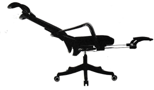 BT_202HB 보태가 메쉬+패보릭 의자 (BLACK)