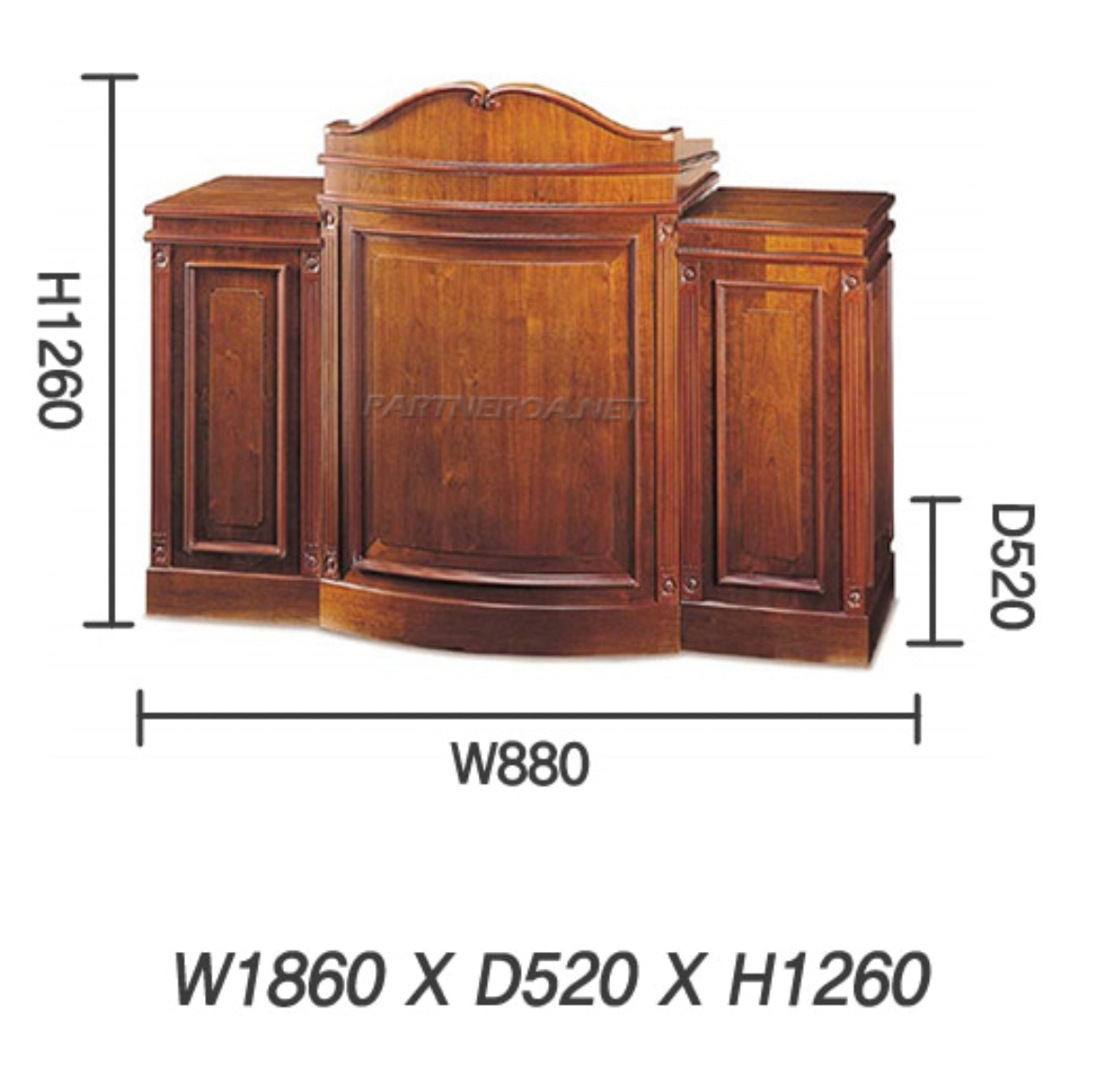 고급 조각 강연대 셋트