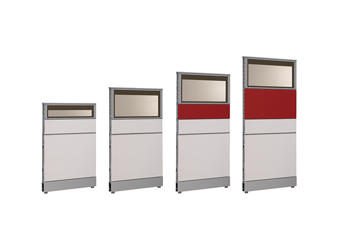 양면 벨트 상부 유리형 패널