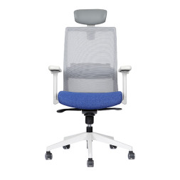 m50 프론 요추 사무용 의자 (화이트 / 팔걸이 조절)