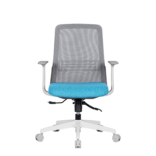 m45 에코 요추 사무용 의자 (화이트 / 팔걸이 고정)