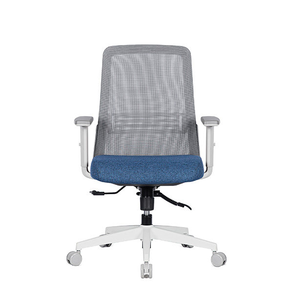 m45 에코 요추 사무용 의자 (화이트 / 팔걸이 조절)