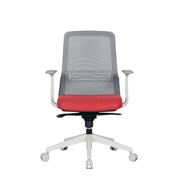 m45 프리미엄 요추 사무용 의자 (화이트 / 팔걸이 조절)