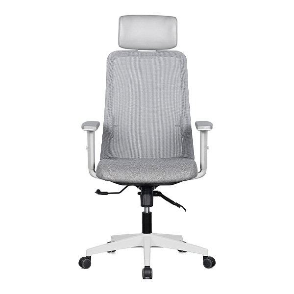 m23 메쉬 의자 (화이트 프레임 / 팔걸이 조절)