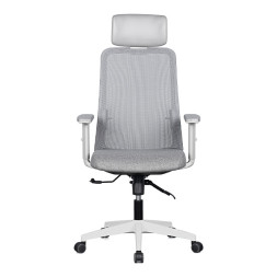 m23 메쉬 의자 (화이트 프레임 / 팔걸이 조절)