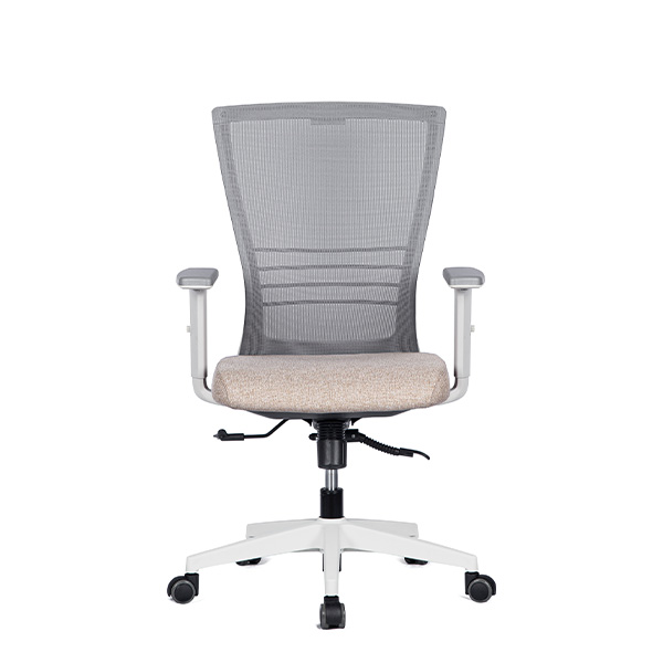 m22 메쉬 의자 (화이트 프레임 / 팔걸이 조절)