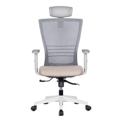 m22 메쉬 의자 (화이트 프레임 / 팔걸이 조절)