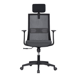 m19 메쉬 의자 (블랙 프레임 / 팔걸이 고정)