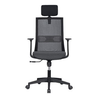 m19 메쉬 의자 (블랙 프레임 / 팔걸이 고정)