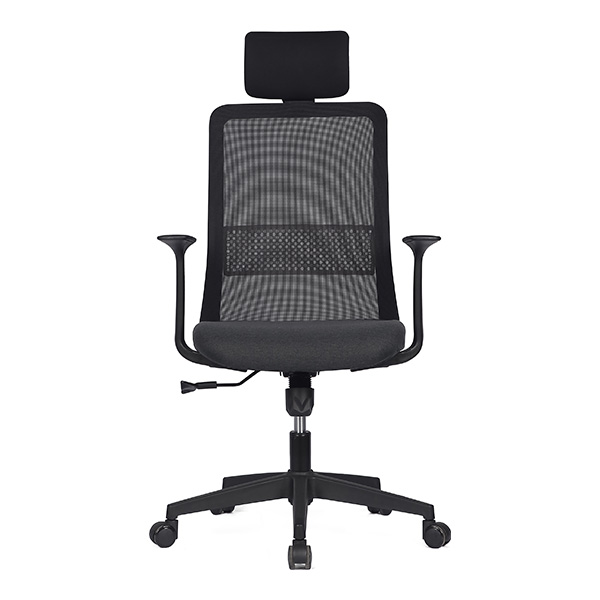 m18 메쉬 의자 (블랙 프레임 / 팔걸이 고정)