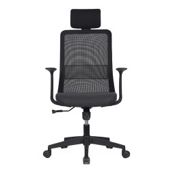 m18 메쉬 의자 (블랙 프레임 / 팔걸이 고정)