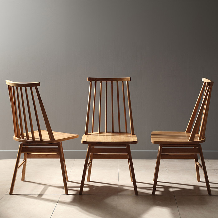 크립 원목 회전 의자