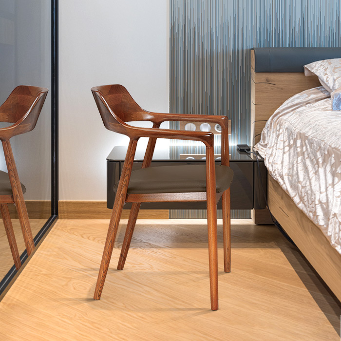 딜럭스 원목 의자