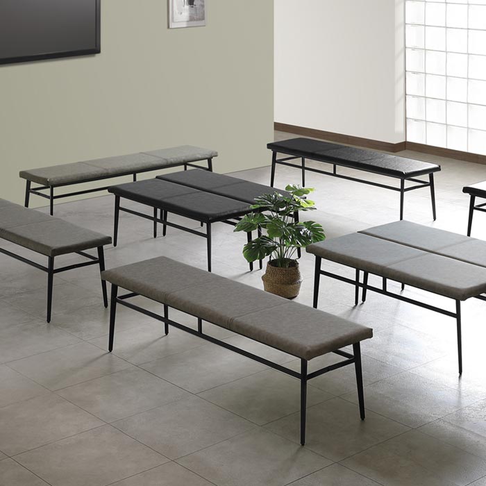 소나 철제 벤치 (2/3인용)