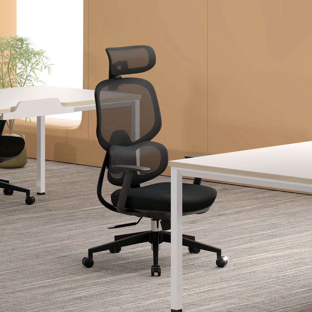 칼렌 체어 (블랙)