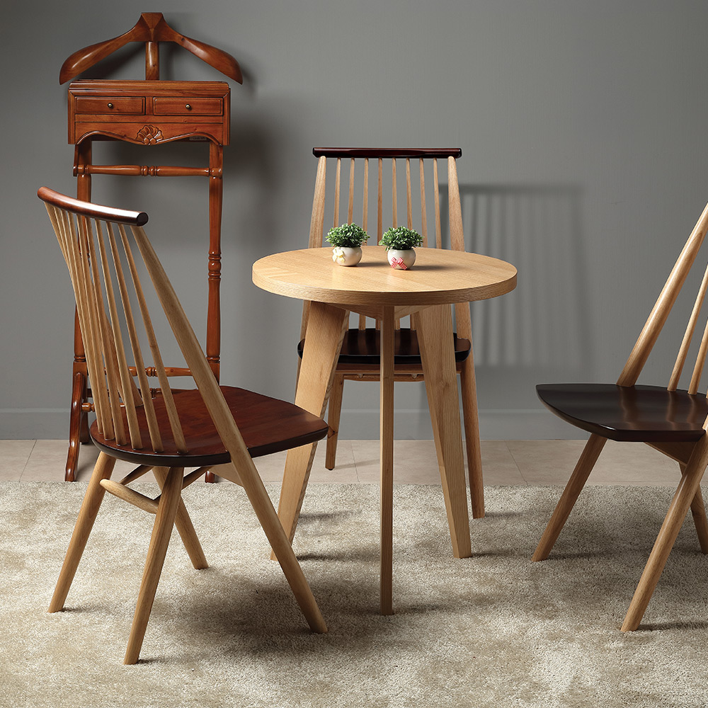 310 애쉬무늬목 원형테이블 시리즈(신)