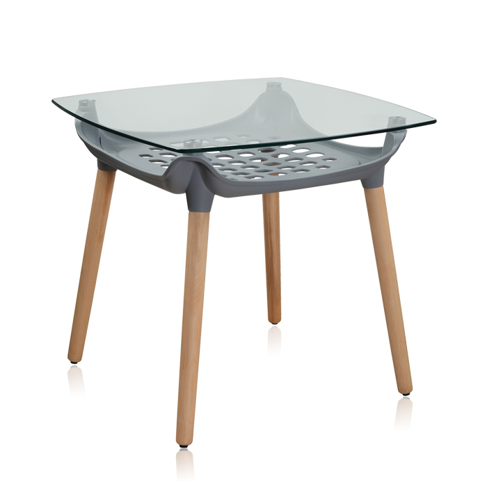 네트 수납 사각 테이블