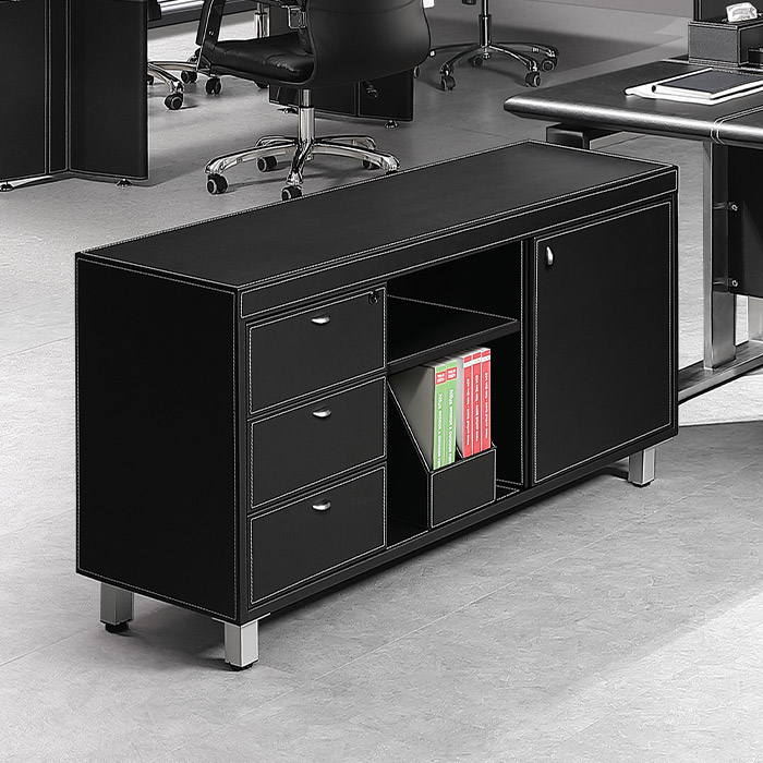 가죽 사이드 책상