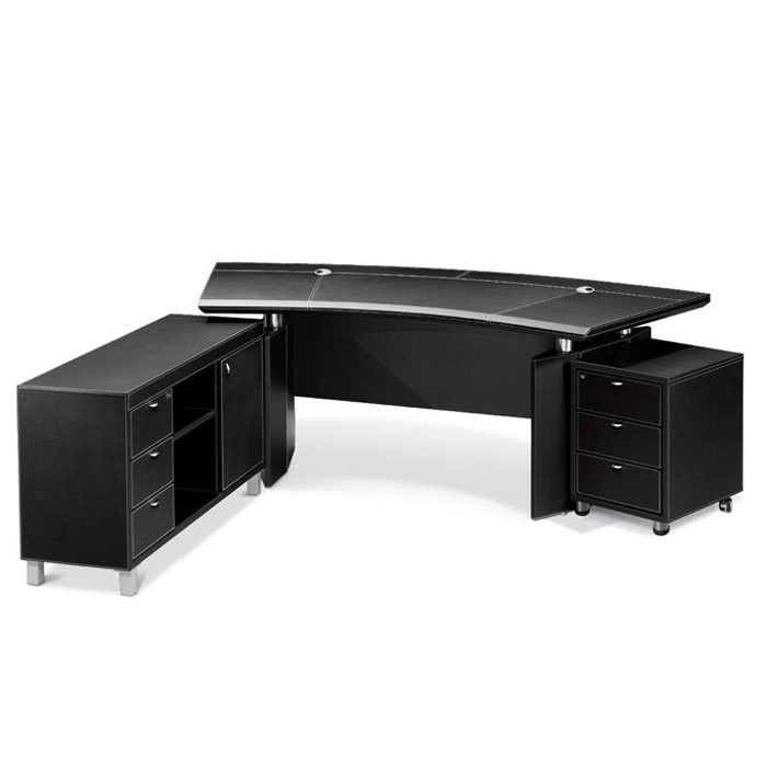 제나 가죽 책상