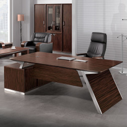 흑단 아길라 책상 (사이드 포함)