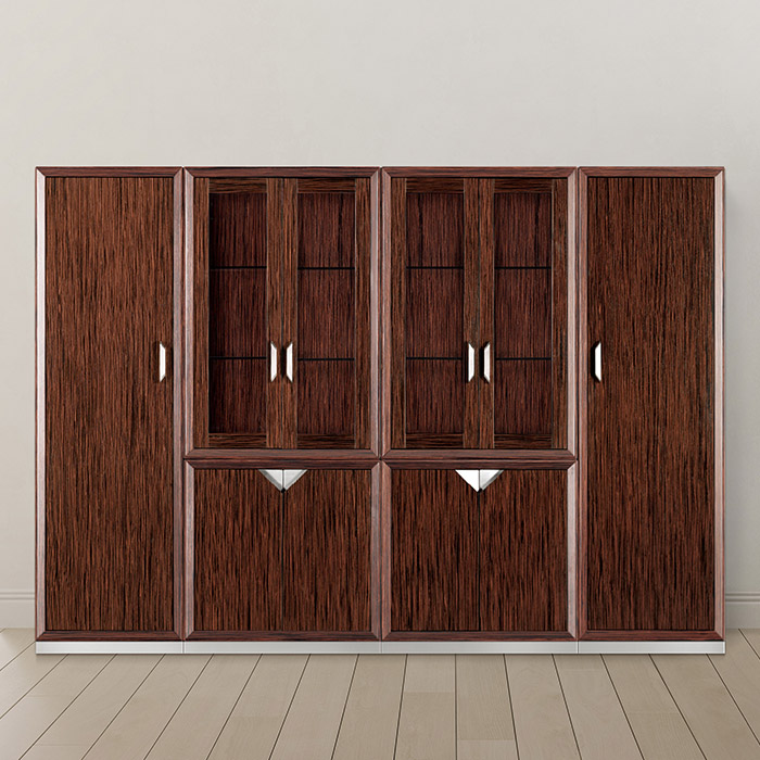 흑단 6시리즈 반유리장 세트