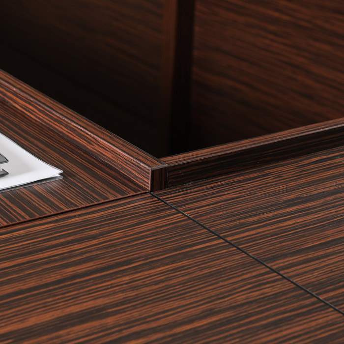 흑단 클레버 연결식 회의용 테이블 (ㅁ자형/A타입)