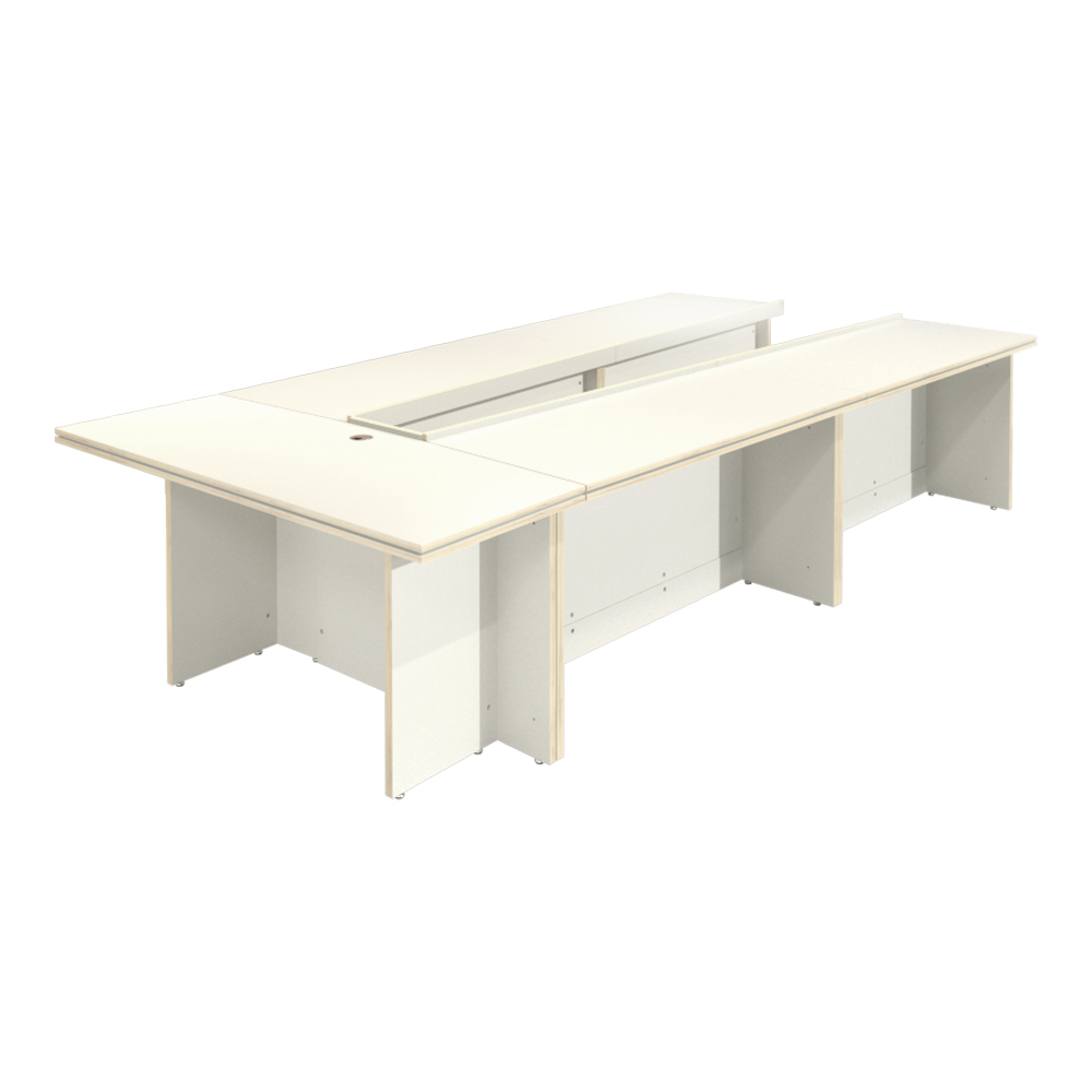 클레버 연결 회탁 V자형 (크림화이트)